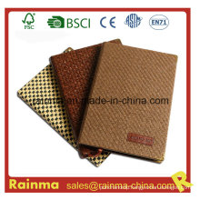 Leather Cover Paper Notebook for Promotional Gift